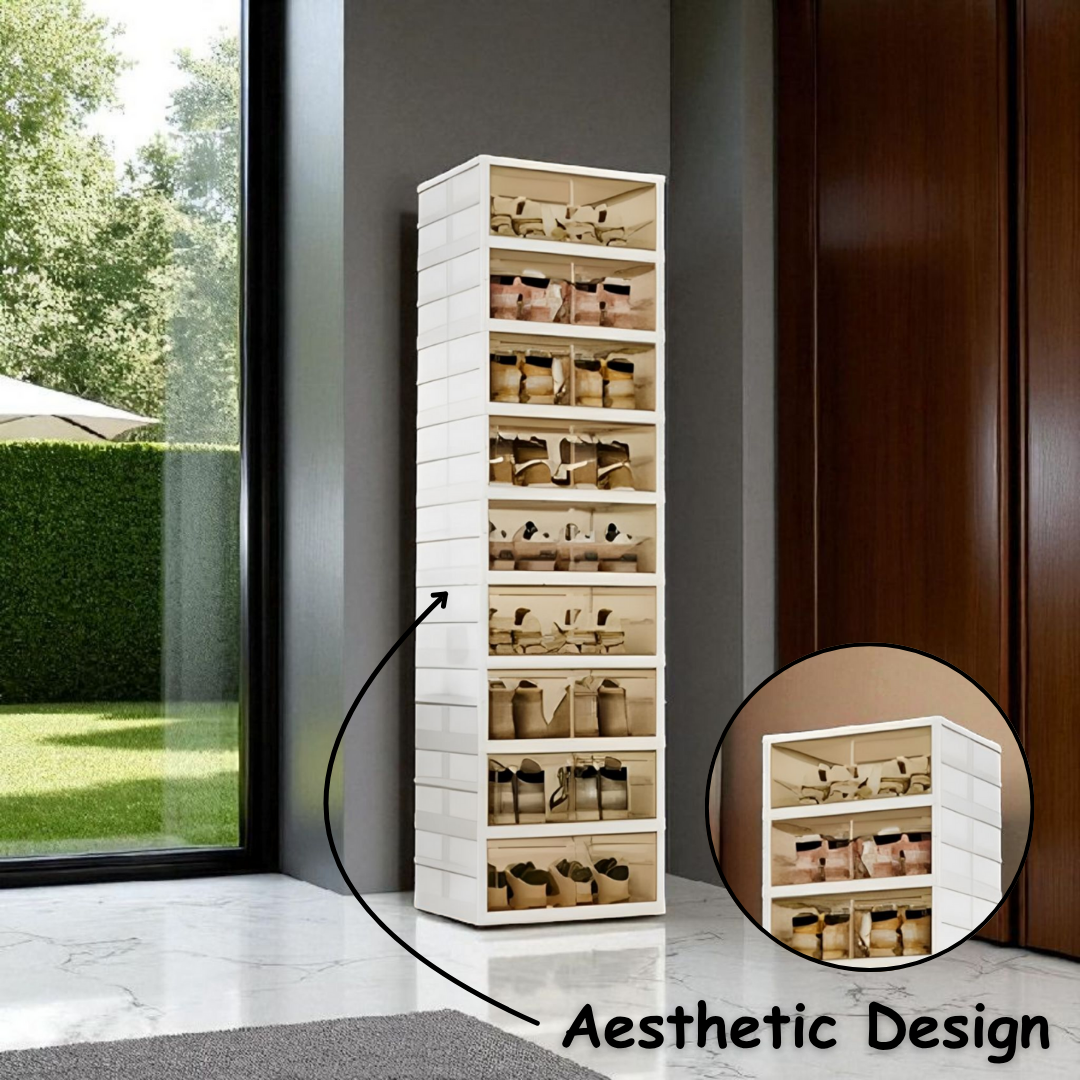 Foldable Shoe Storage Rack/Shoe Display Organizer
