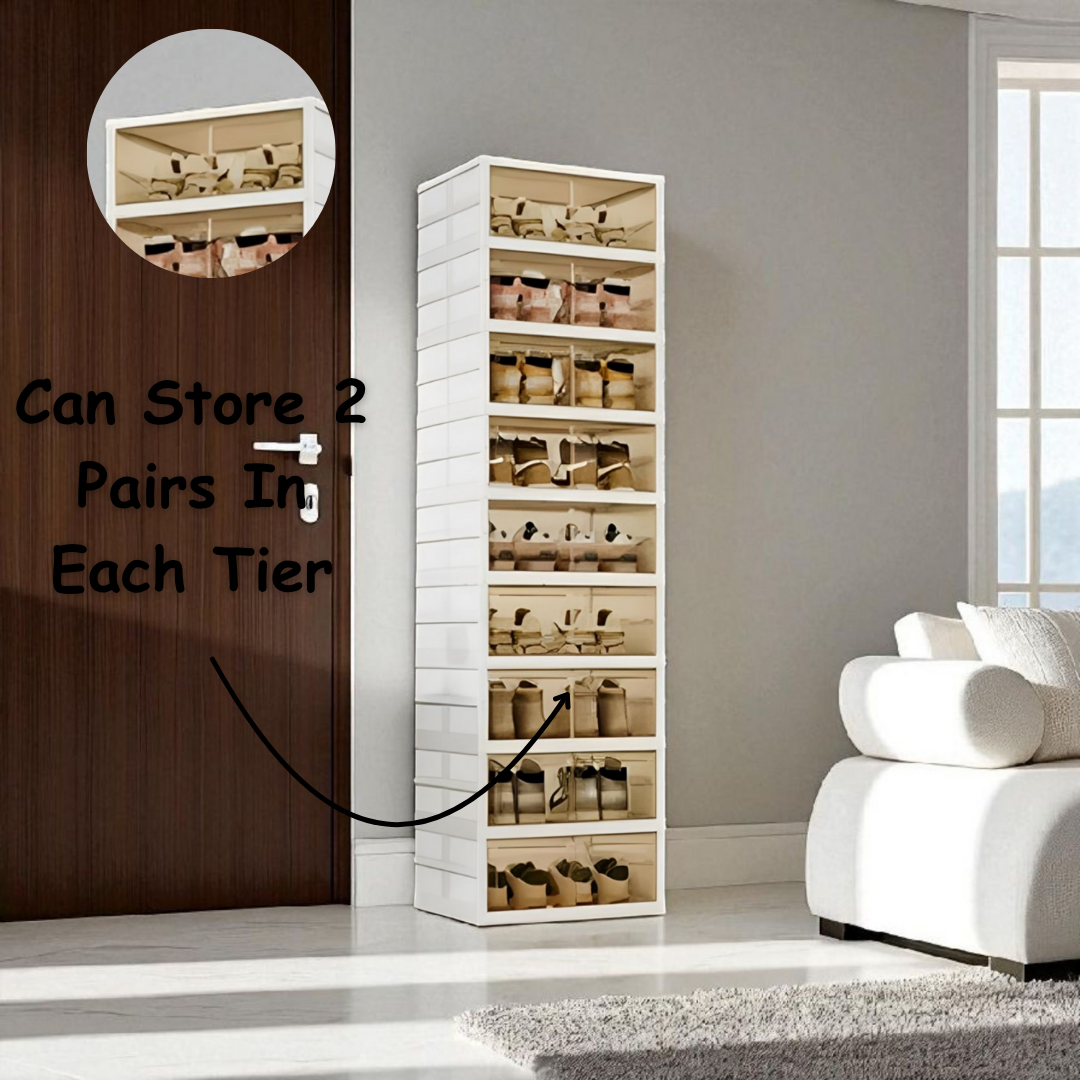 Foldable Shoe Storage Rack/Shoe Display Organizer