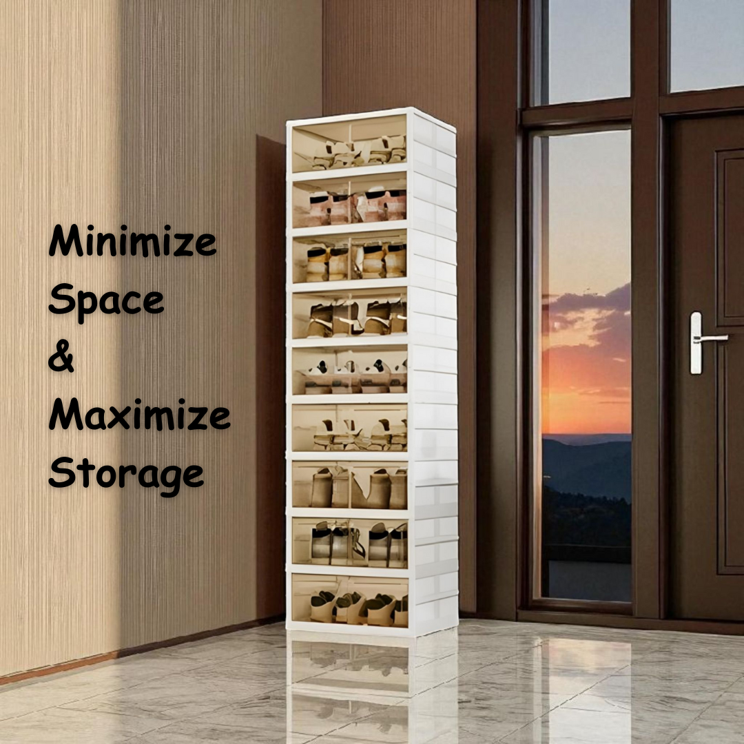 Foldable Shoe Storage Rack/Shoe Display Organizer