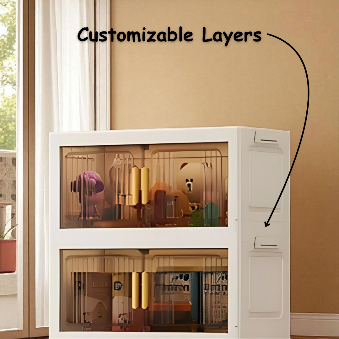 Foldable Storage Container Two Door