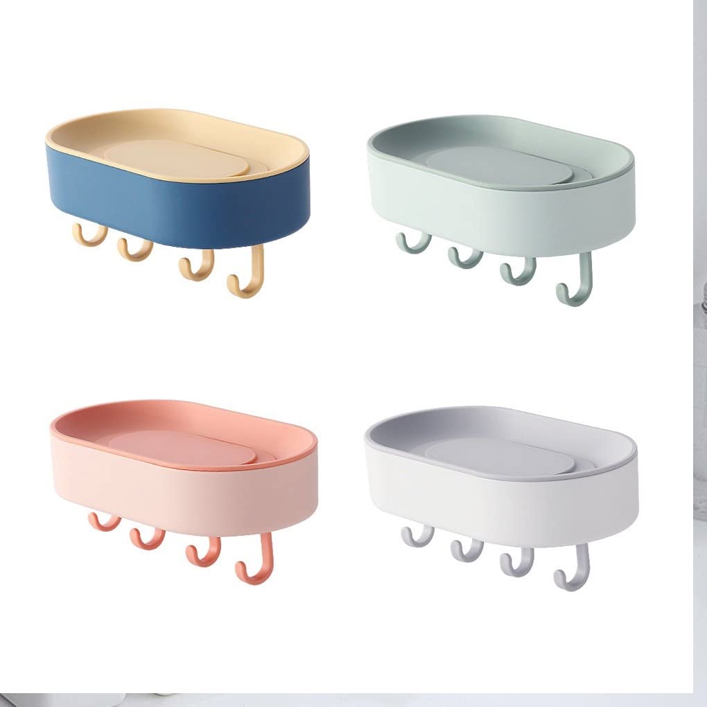Wall Mounted Soap Holder with Hook