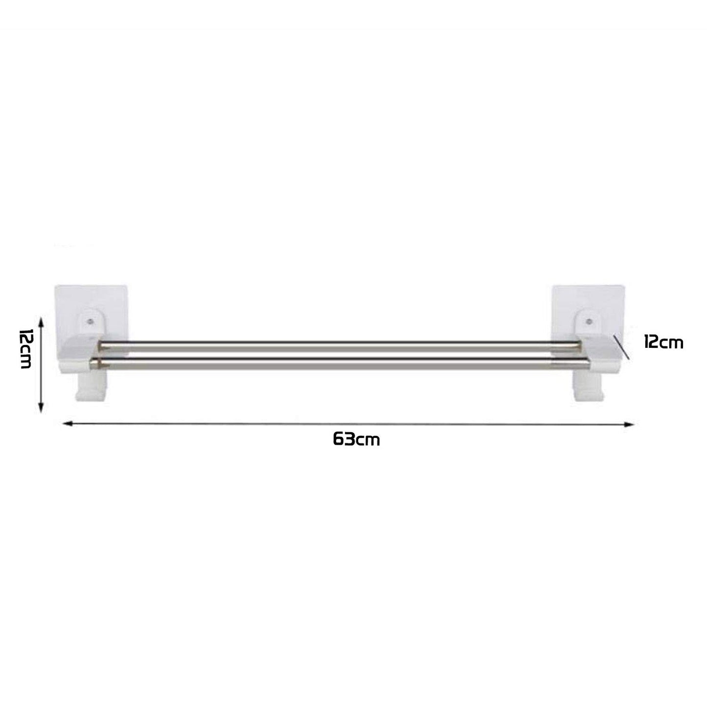 Self Adhesive Wall Mounted Stainless Steel Rack