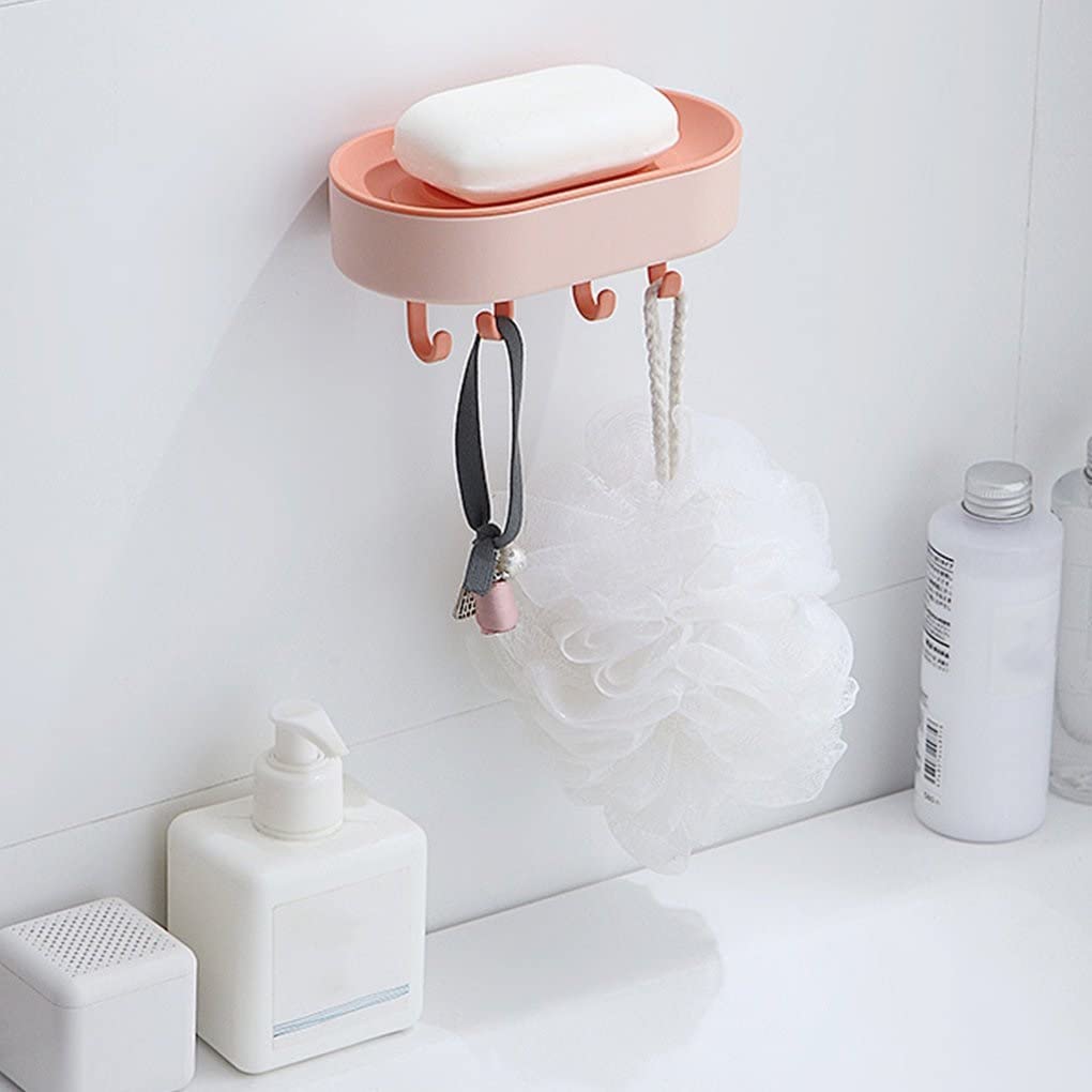 Wall Mounted Soap Holder with Hook