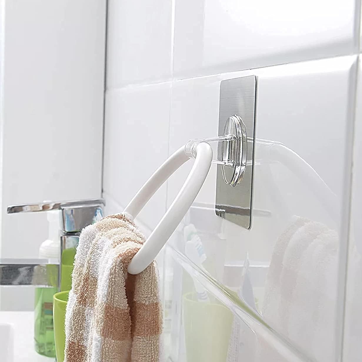 Self Adhesive Plastic Towel Ring
