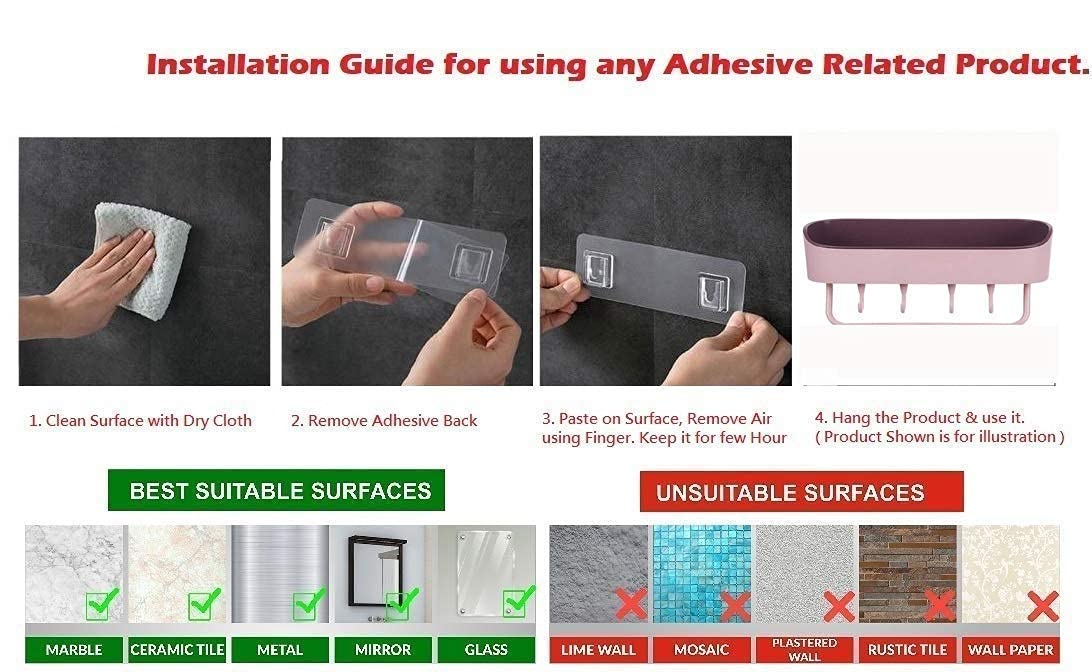 Self Adhesive Wall Mounted Holder