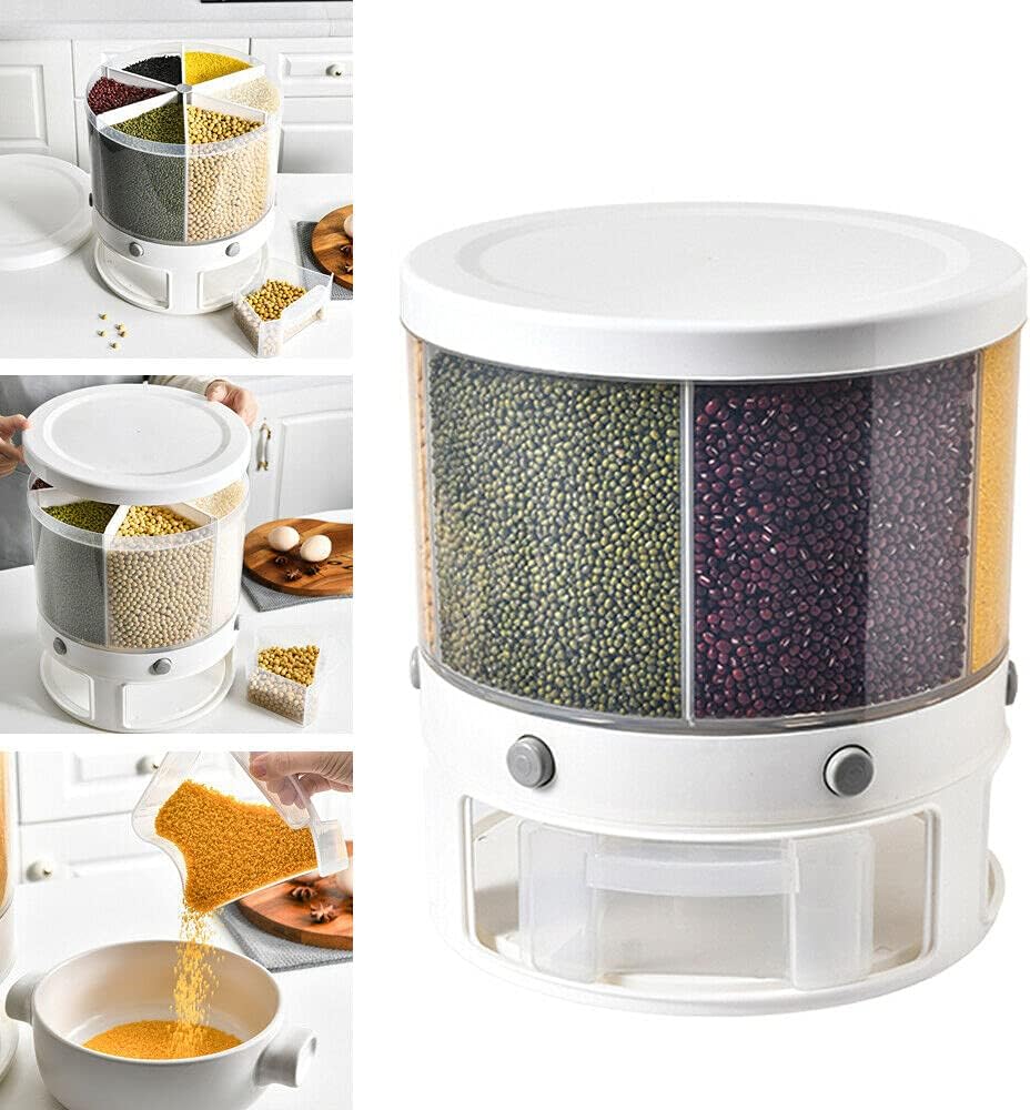 6 Compartment Grain Dispenser