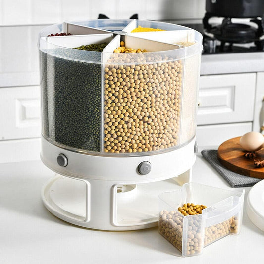 6 Compartment Grain Dispenser