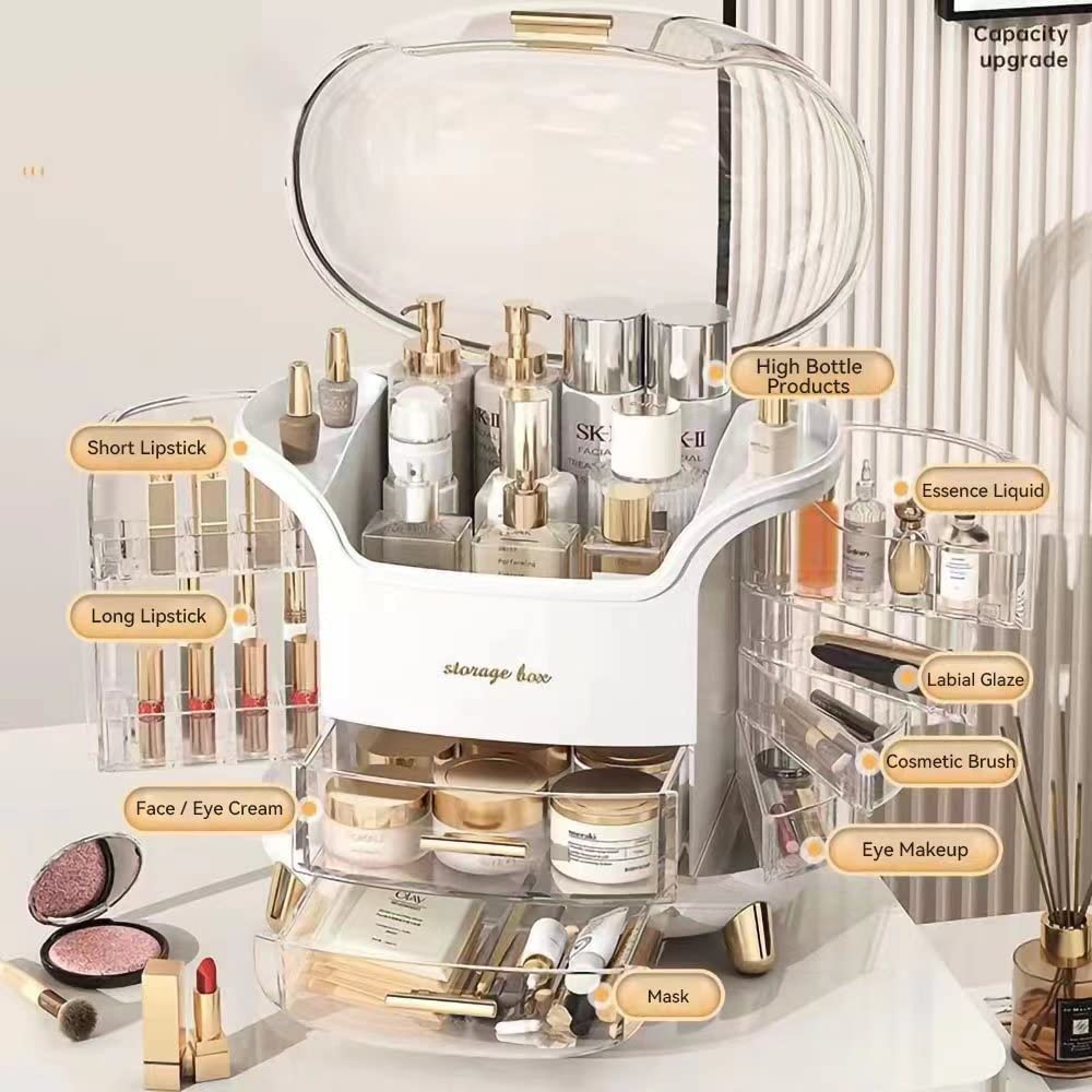 Crystal View Makeup Organizer