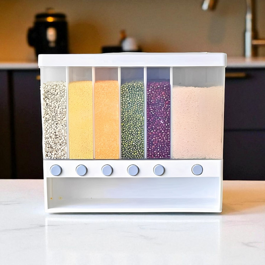 Wall Mounted Food Dispenser- 6 Grid