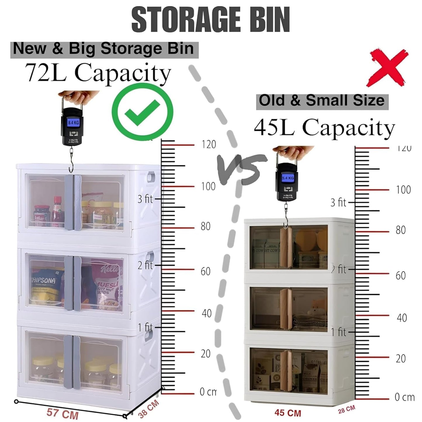 All-Purpose Foldable Storage Cabinate