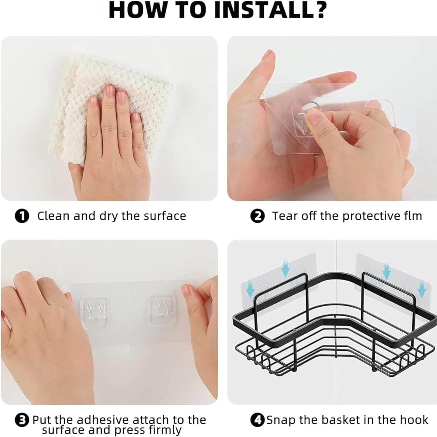 Self Adhesive 4 in 1 Organizer