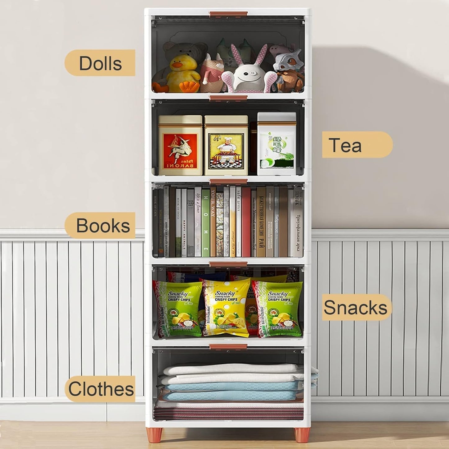 Multi-Layer Storage Cabinet