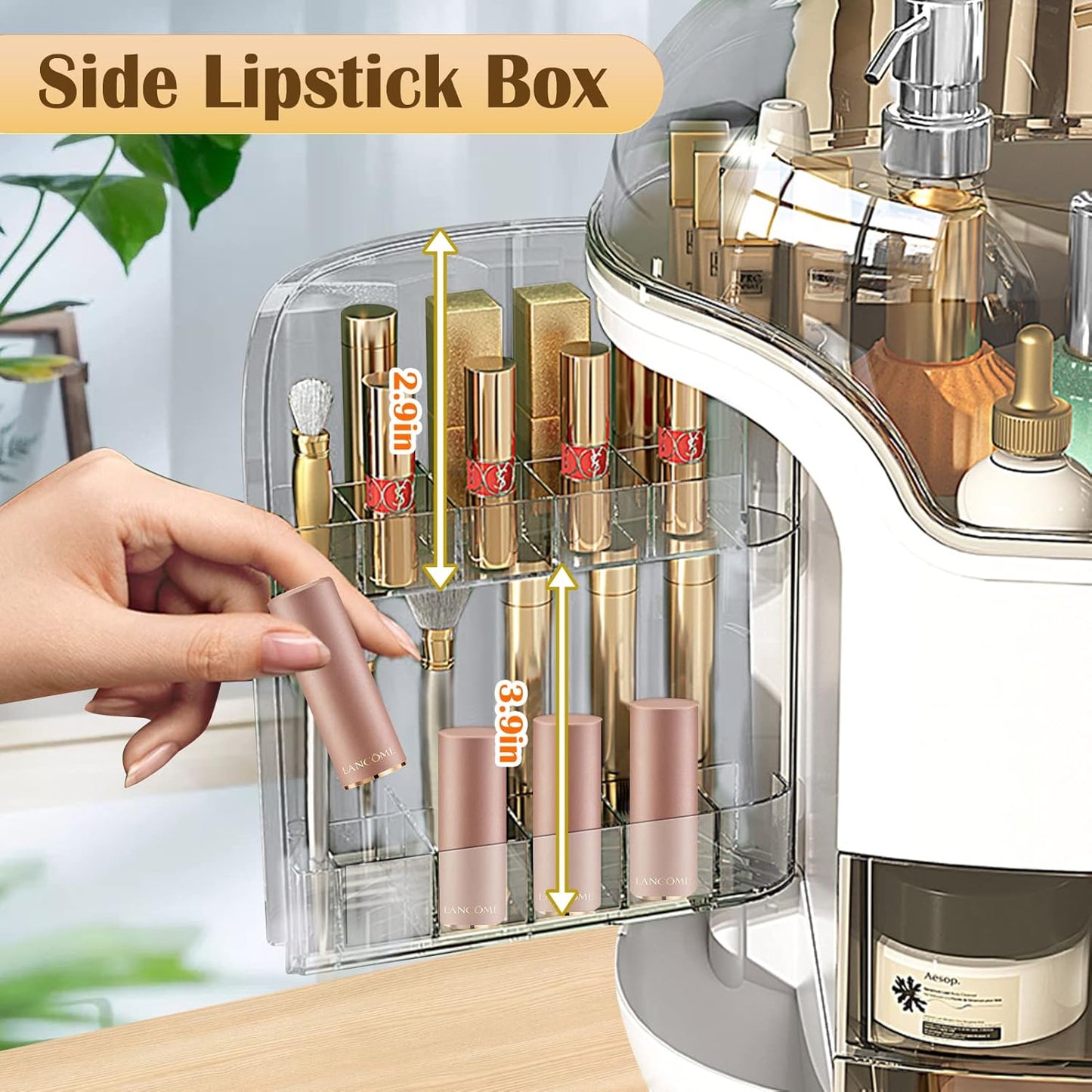 Crystal View Makeup Organizer