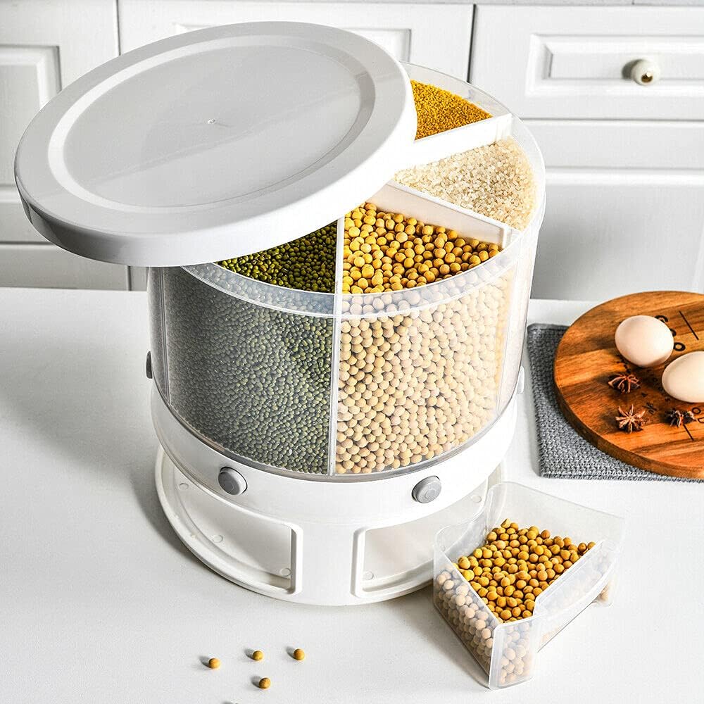 6 Compartment Grain Dispenser