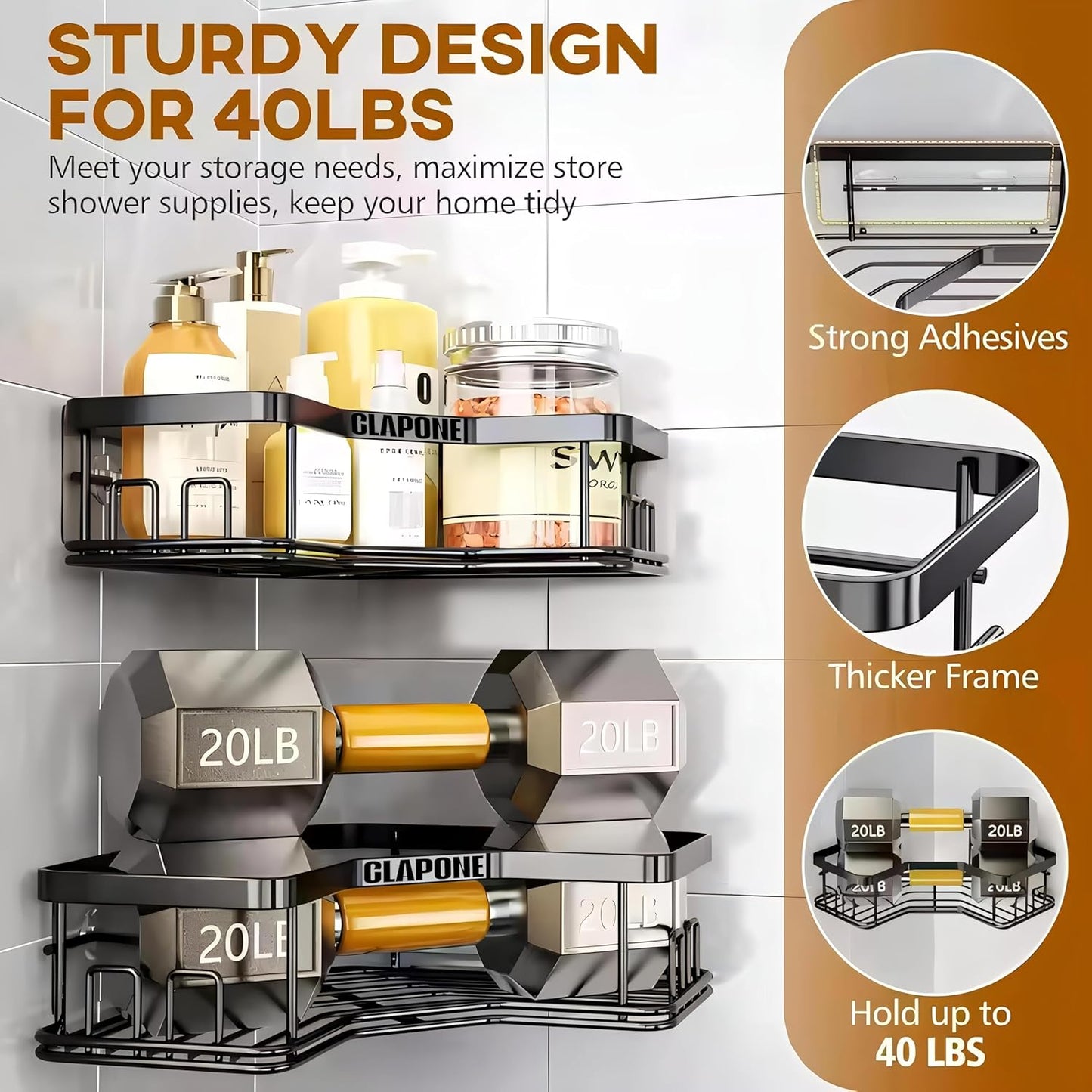 Self Adhesive 4 in 1 Organizer