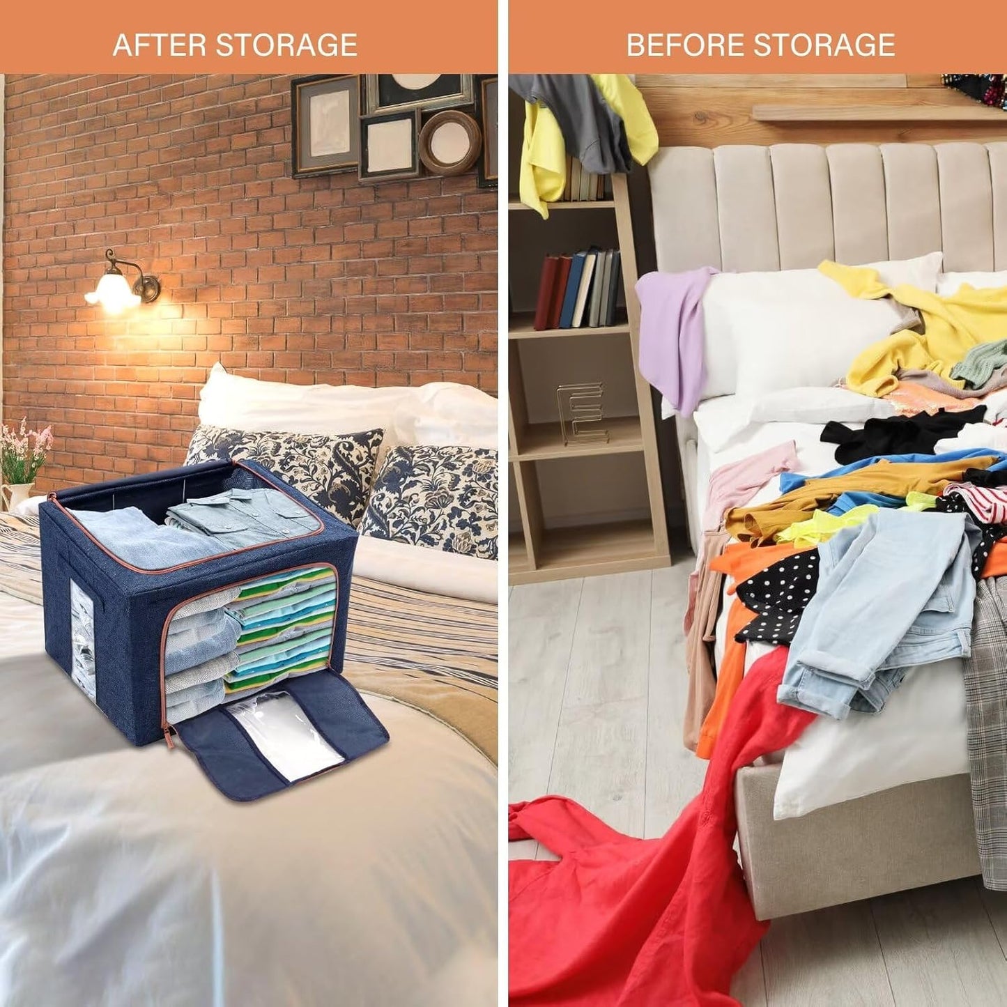 Clutter Free Cube - Foldable Storage Organizer 66 Ltr