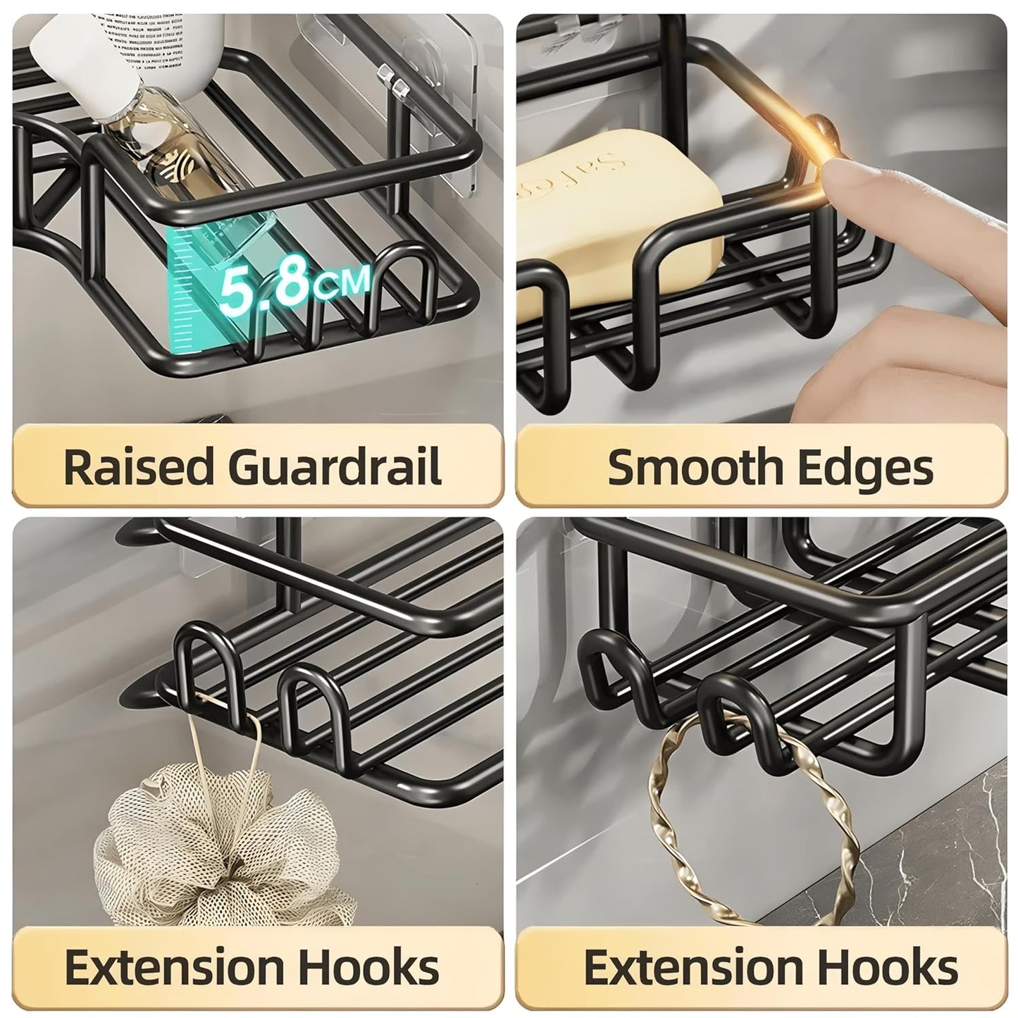 Self Adhesive 4 in 1 Organizer