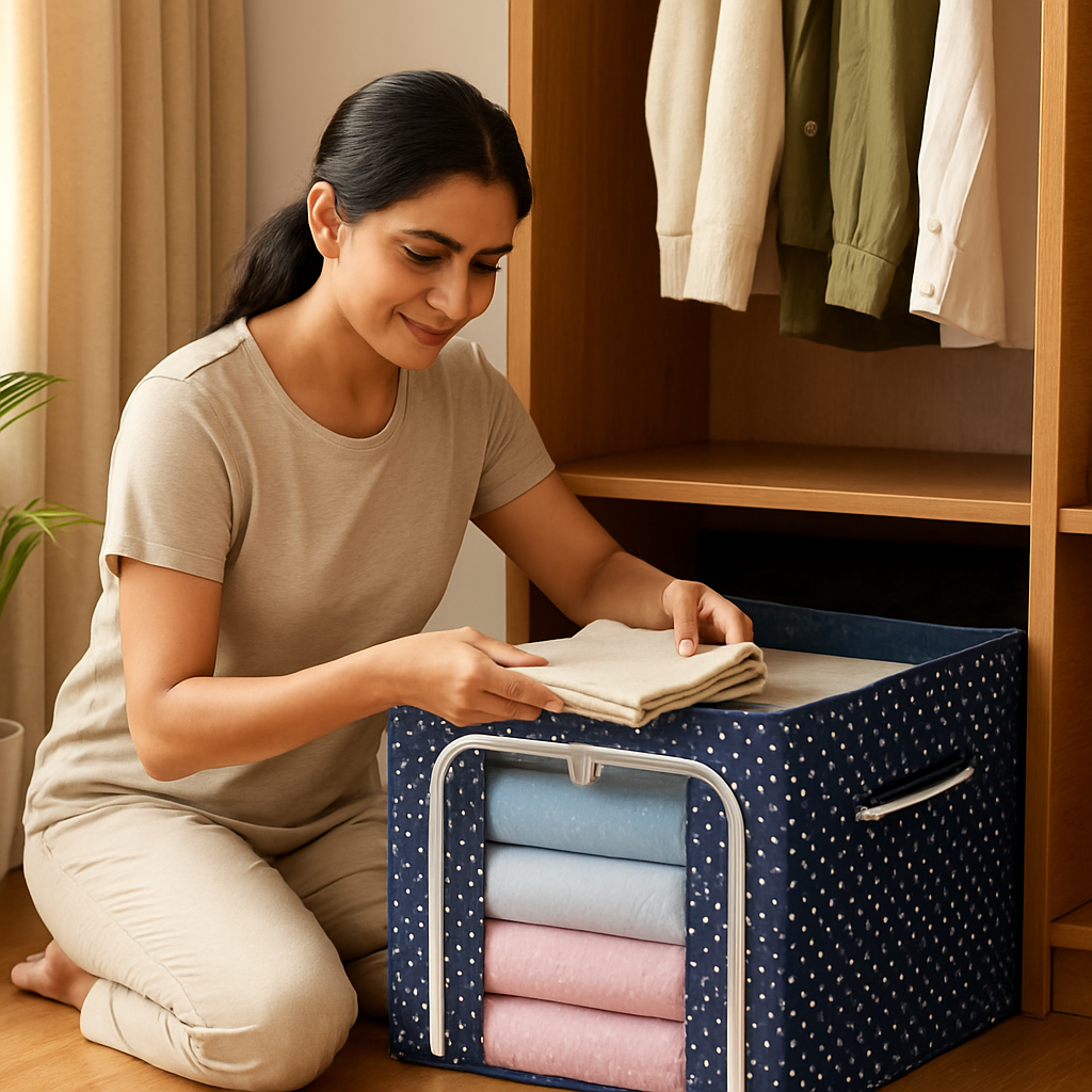 Clutter Free Cube - Foldable Storage Organizer 66 Ltr
