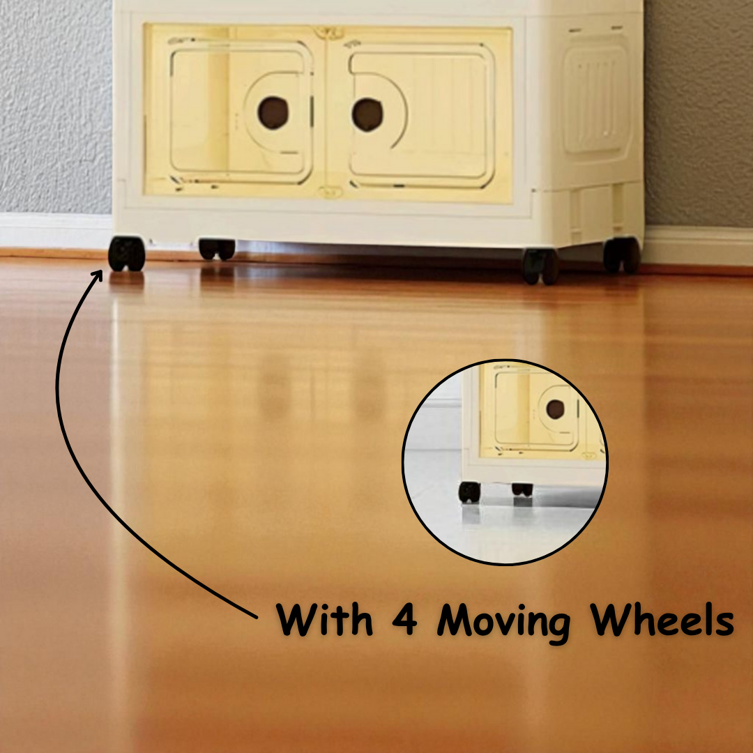 6 Tier Foldable Wardrobe For Storage Organization