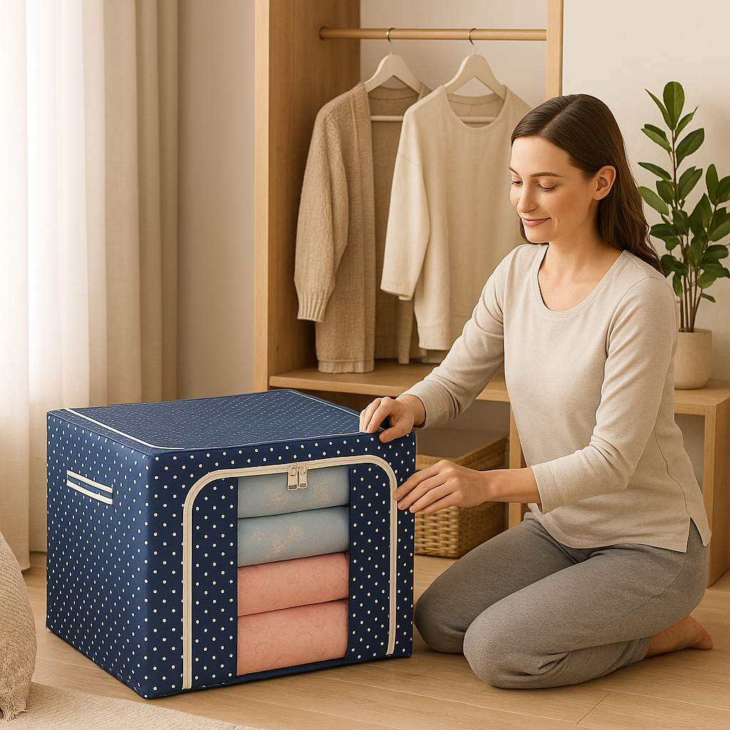 Clutter Free Cube - Foldable Storage Organizer 66 Ltr