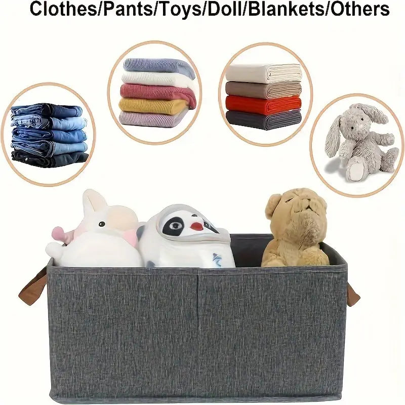 Grey - Multipurpose Foldable Storage Organizer