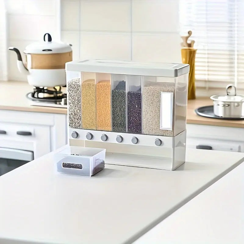 Wall Mounted Food Dispenser- 6 Grid