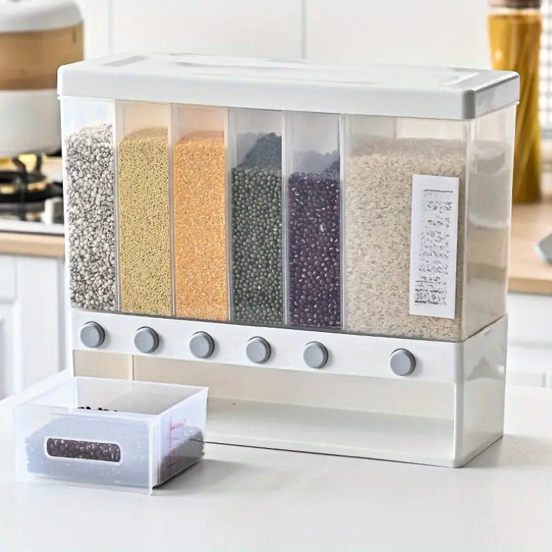 Wall Mounted Food Dispenser- 6 Grid