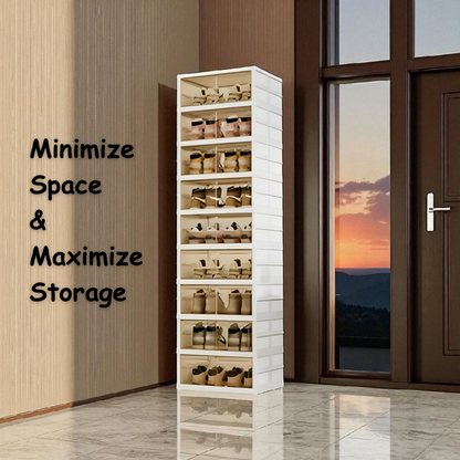 Foldable Shoe Storage Rack/Shoe Display Organizer