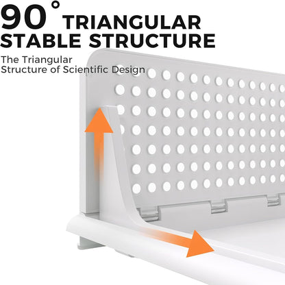 White - Space Saver Wardrobe Organizer (Drawer Style)