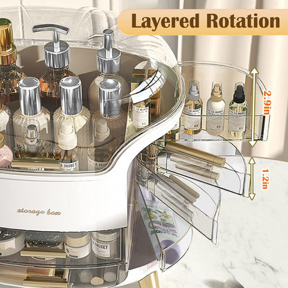 Crystal View Makeup Organizer
