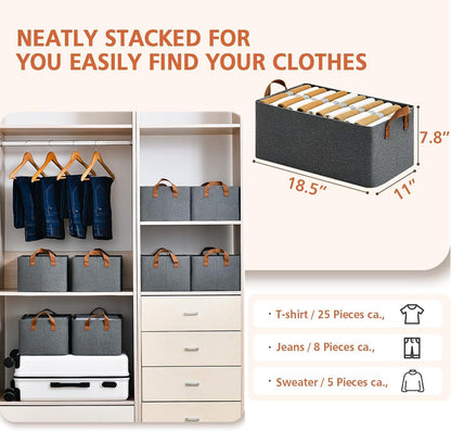 Grey - Multipurpose Foldable Storage Organizer