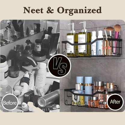Self Adhesive 5 in 1 Bathroom Organizer