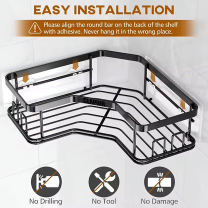 Self Adhesive Corner Shelf 5 in 1 Organizer