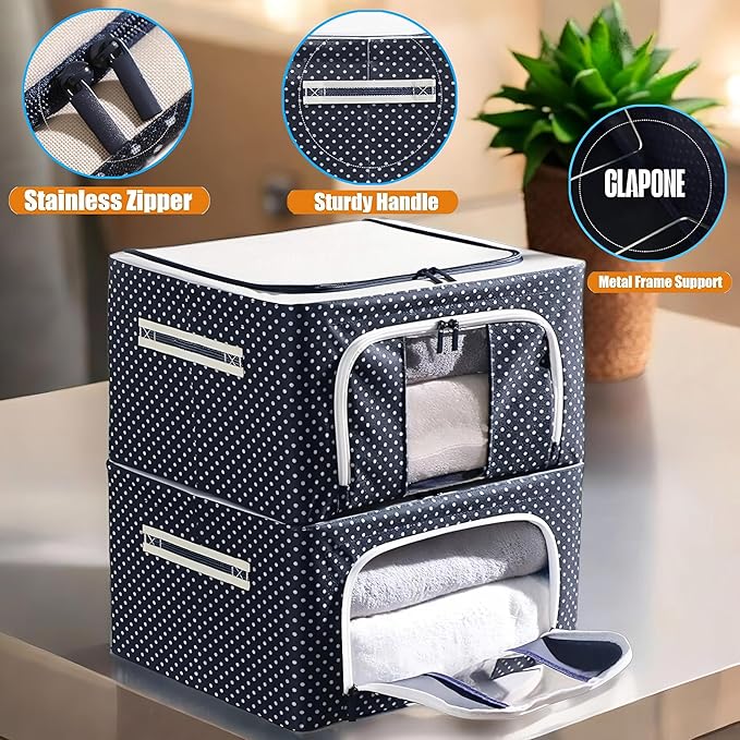 Clutter Free Cube - Foldable Storage Organizer 66 Ltr